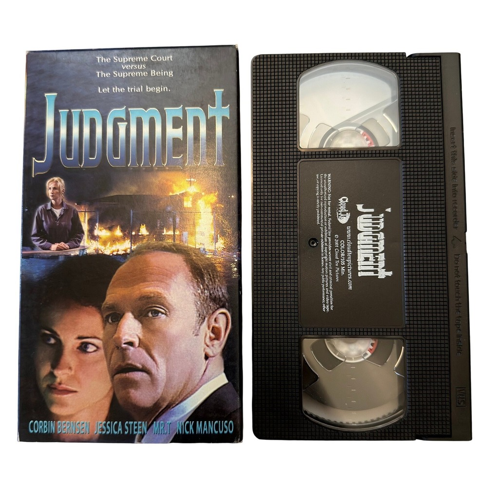 Judgment VHS 2001 Cloud Ten Pictures Corbin Bernsen Mr. T Christian Thriller